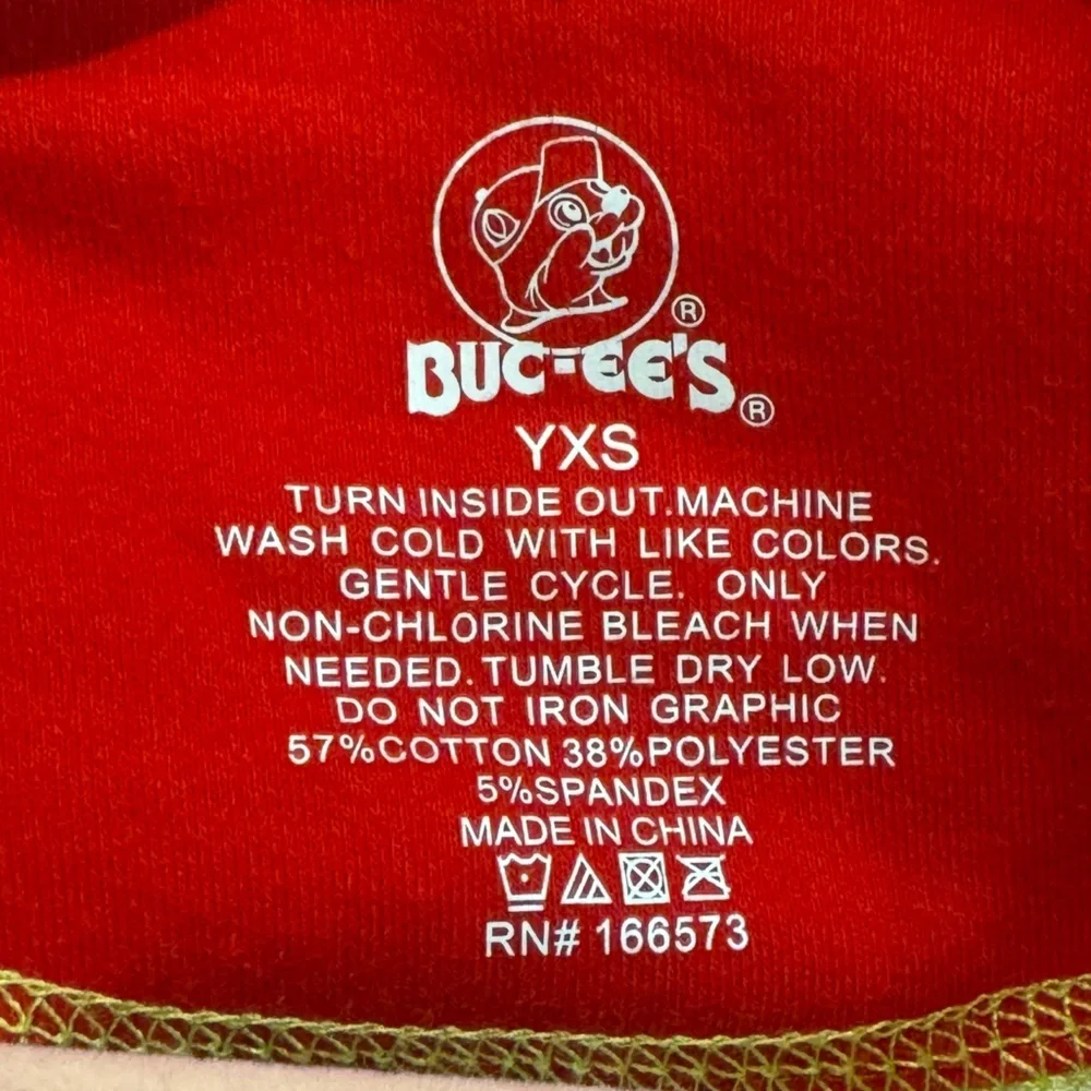 Buc-ee's Green Holiday Onesie Sz YXS